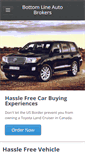 Mobile Screenshot of bottomlineautobrokers.com